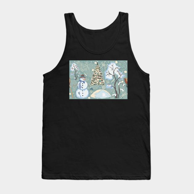 Snowman Tank Top by Countryside